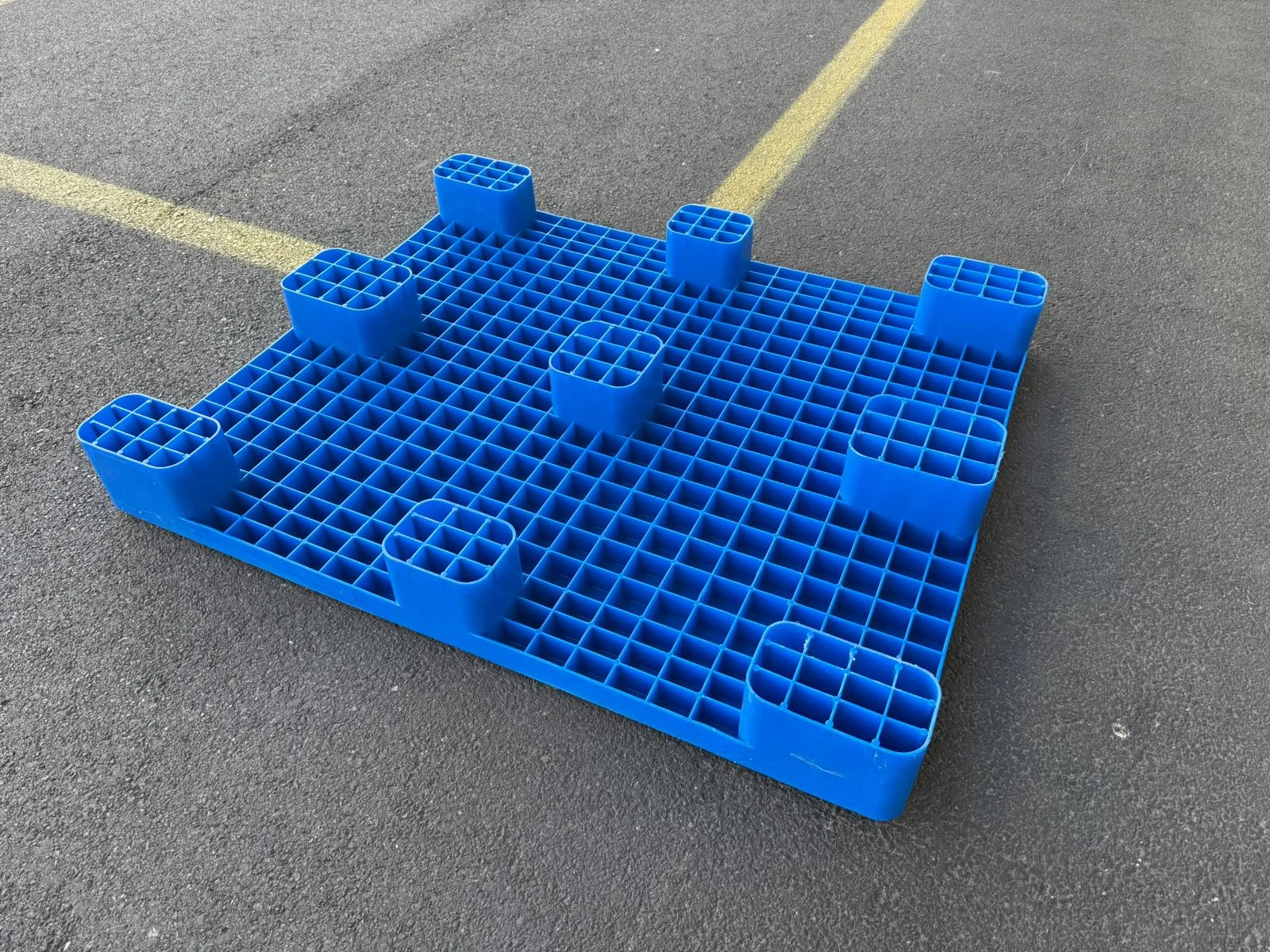 pallet usati 120x100 blu 9piedi pianale chiuso retro logisto